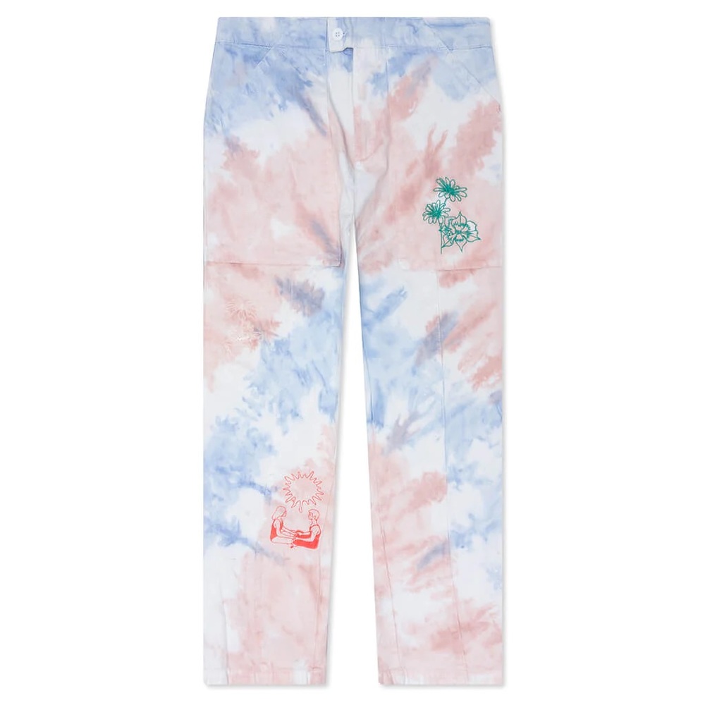 ▪️JUNGLES▪️Growth Connection Change Minimal Tie Dye Work Pants